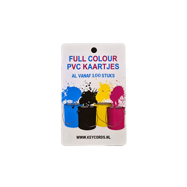 Full colour PVC Kaartjes