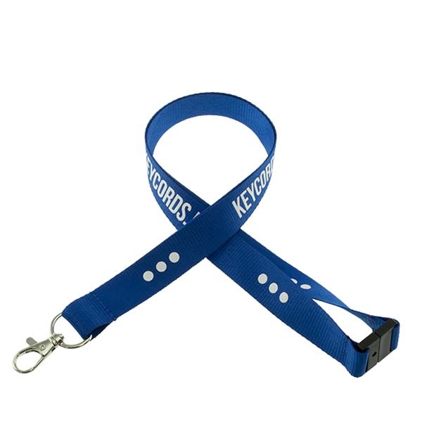 Keycord 1 kleur bedrukt met safety clip