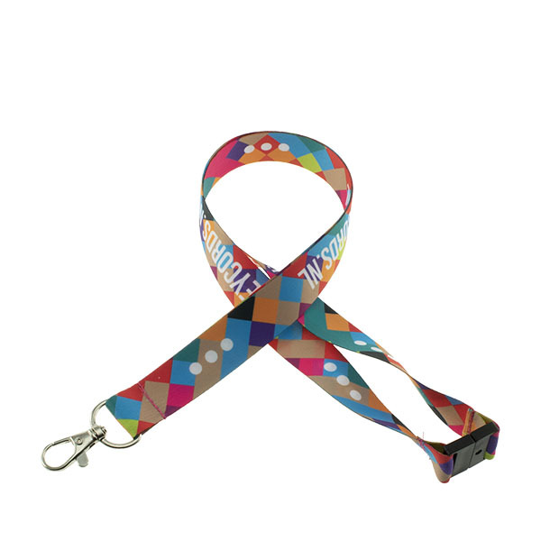 Keycord met safety clip Full colour