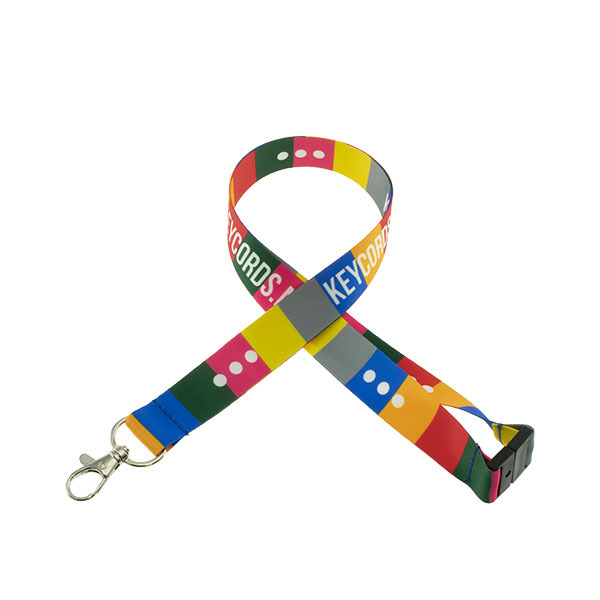 Keycord met safety clip Full colour