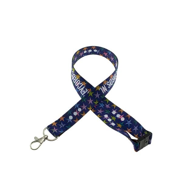 Keycord met safety clip Full colour