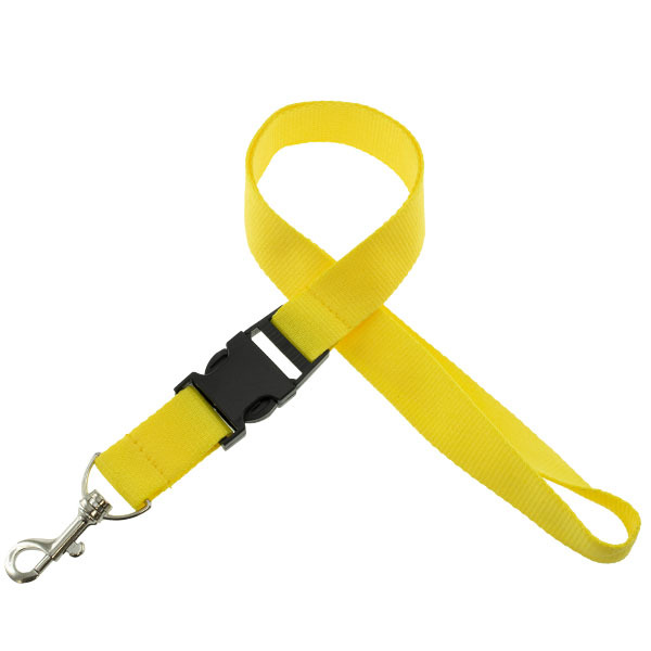 Onbedrukt Breed Keycord met buckle