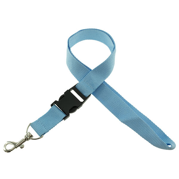 Onbedrukt Breed Keycord met buckle