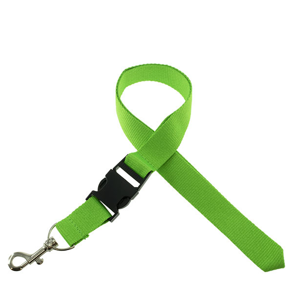 Onbedrukt Breed Keycord met buckle