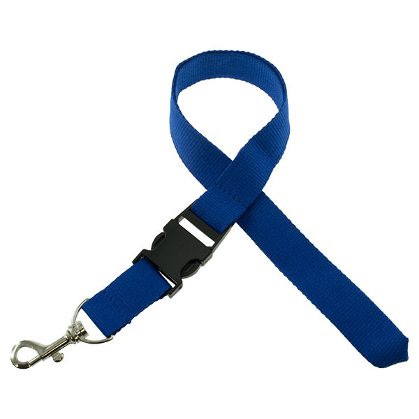 Onbedrukt Breed Keycord met buckle