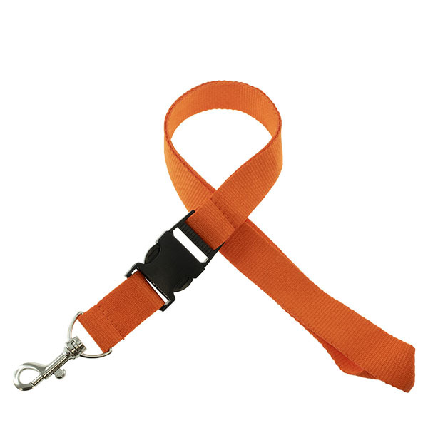 Onbedrukt Breed Keycord met buckle