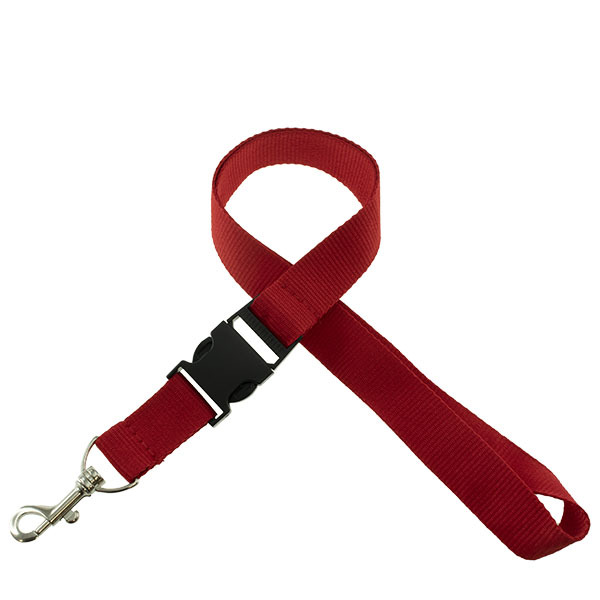 Onbedrukt Breed Keycord met buckle