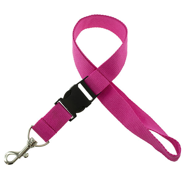 Onbedrukt Breed Keycord met buckle