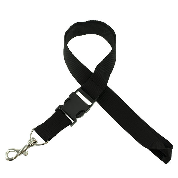 Onbedrukt Breed Keycord met buckle