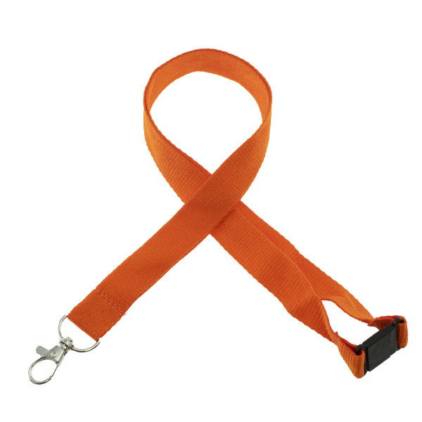 Onbedrukt Keycord met safety clip