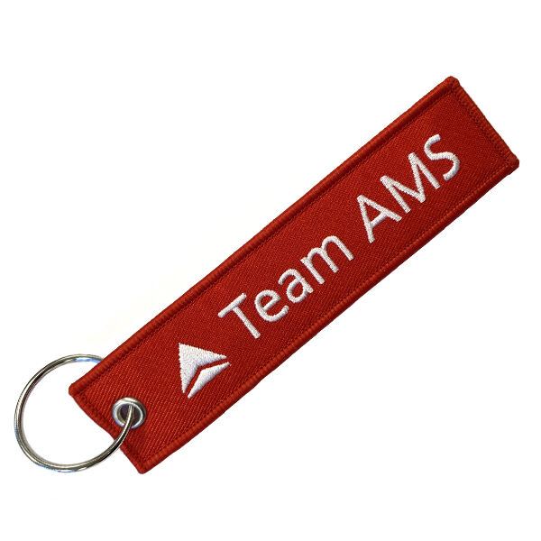 Remove before flight sleutelhanger - geborduurd