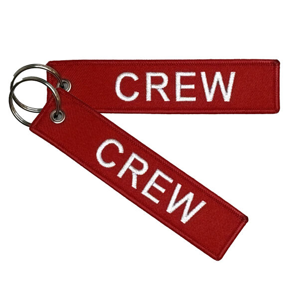 Remove before flight sleutelhanger - geborduurd
