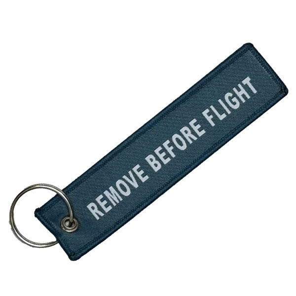 Remove before flight sleutelhanger - geweven