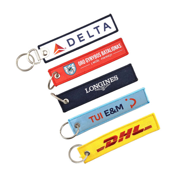 Remove before flight sleutelhanger - geweven